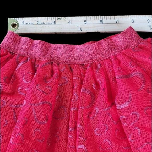 Valentines Day Red Heart Little Giel's Skirt Size 12 Months by Love Being Me - Picture 7 of 7